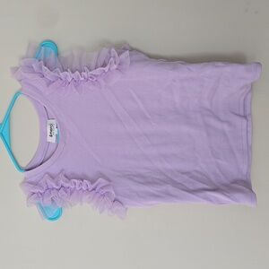 & merci lavender tank with tulle